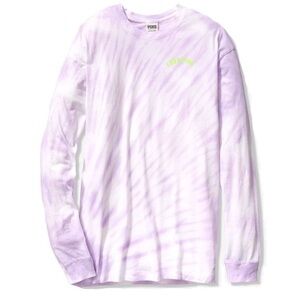 Pink long sleeve campus tee